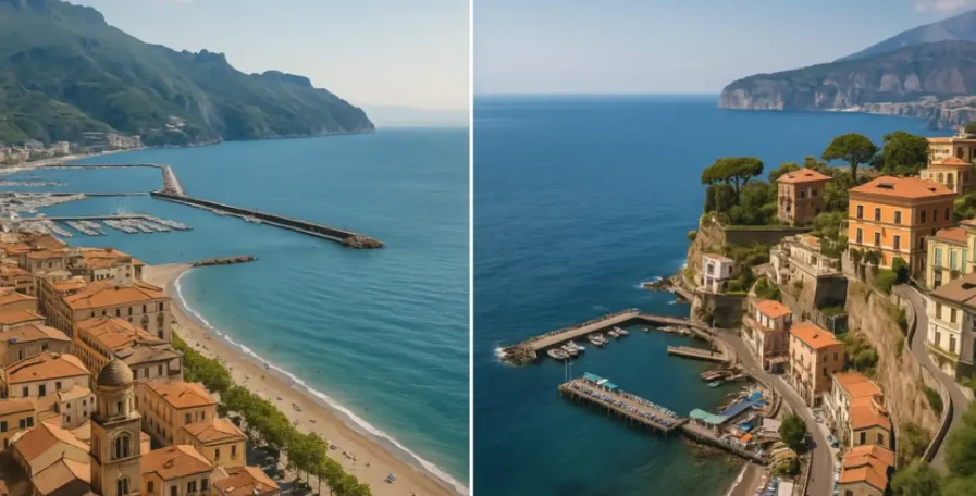 Salerno o Sorrento: dove conviene soggiornare per visitare la Costiera Amalfitana